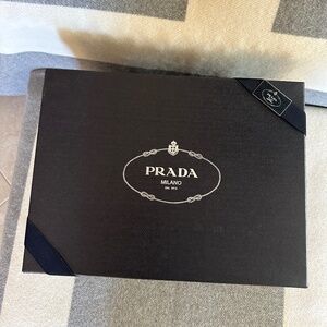Prada box with removable silver plated band